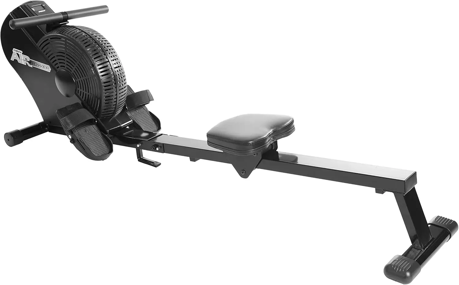 ATS Air Rower Machine with Smart Workout App-Foldable Rowing Machine with Dynamic Air Resistance for Home Gym Fitness
