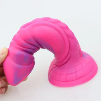 Big Soft Dragon Dildo Anal Toys Monster Cock Realistic Penis Suction Cup Silicone Strapon Dildos For Women Men Dick Masturbator 5