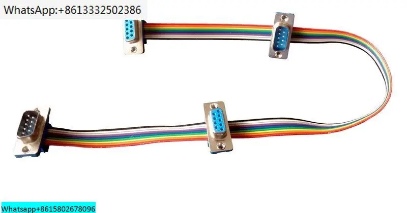 

Customized 0.4Meter CAN Bus Communication DB9 Port 9 Core Test Lead; CAN DB9 Test Lead; CAN Test Jumper