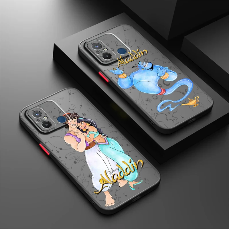 

Disney Jasmine Anime For Xiaomi Redmi 12 12C 10 11A 10X 10C 9C 9A 9AT 9 8A 8 Frosted Translucent Hard Phone Case Phone Case