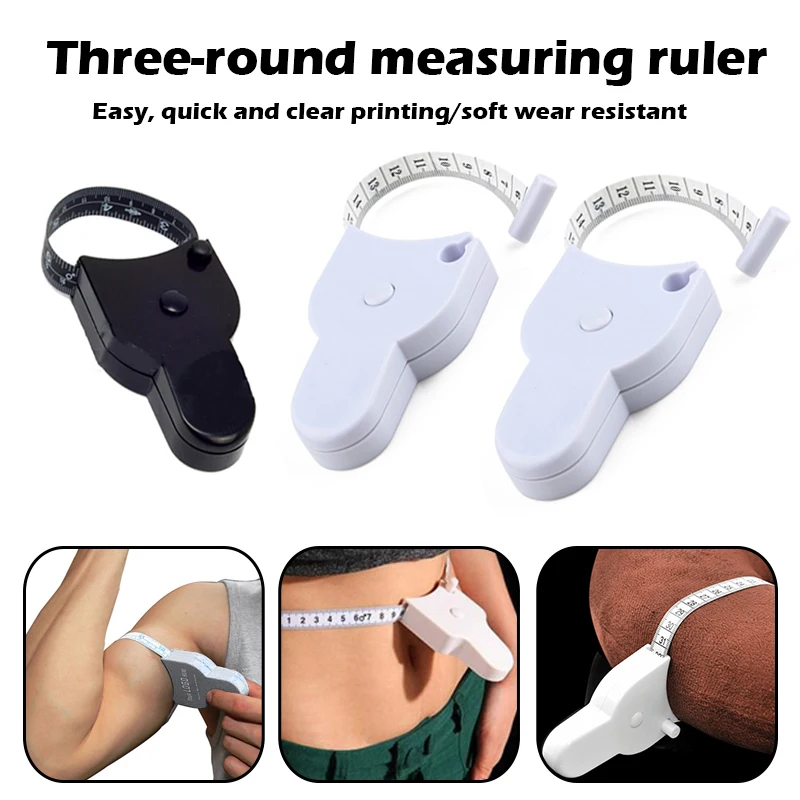 Automatic Telescopic Tape Measure, Soft Measuring Tape for Body  Measurements, Weight Loss, Fitness, Muscle Gain. Lock Pin, Retractable  Button