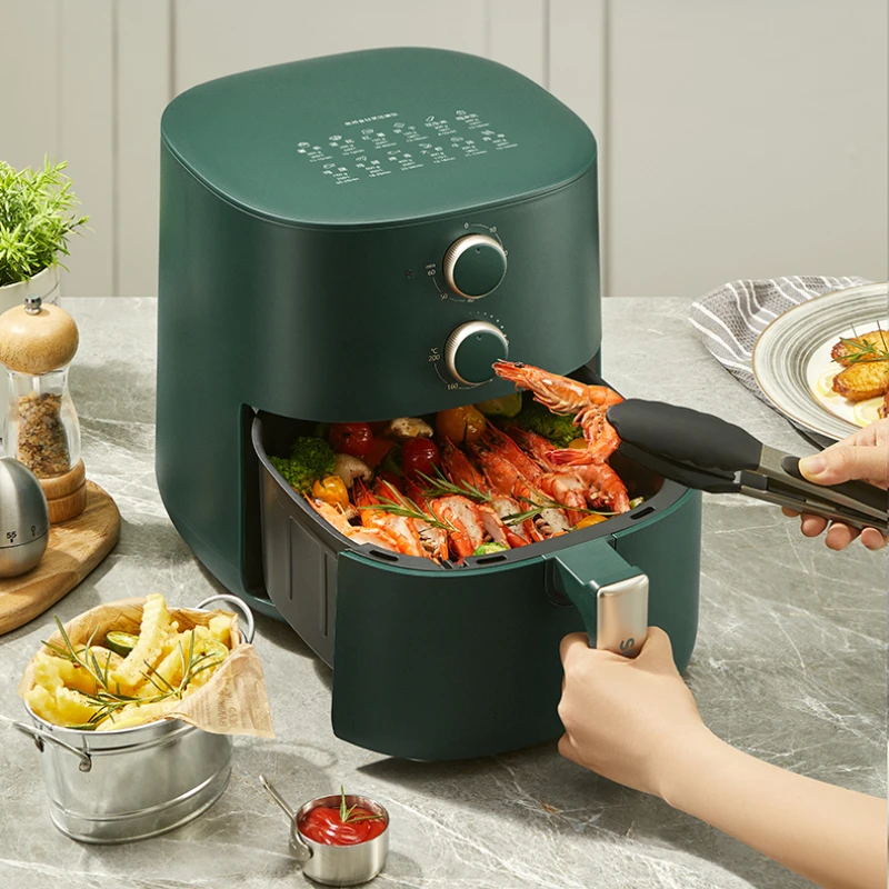 Air Fryer Flip-Free Automatic Multi-Function Deep Frying Pan 5L Large Capacity Household Oil-Free Smart 5