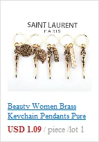 Brass Dragon Head Whistle Car Keys Chains Pendants Outdoor Survival Tools Whistles Necklaces Keychains Charm