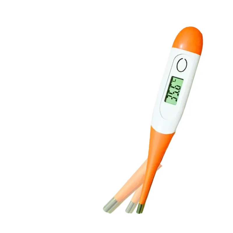 Mini portable Veterinary Body Thermometer for Dogs Horse Cats Pigs Sheep Professional LED Farm Electronic Thermometer Soft Head