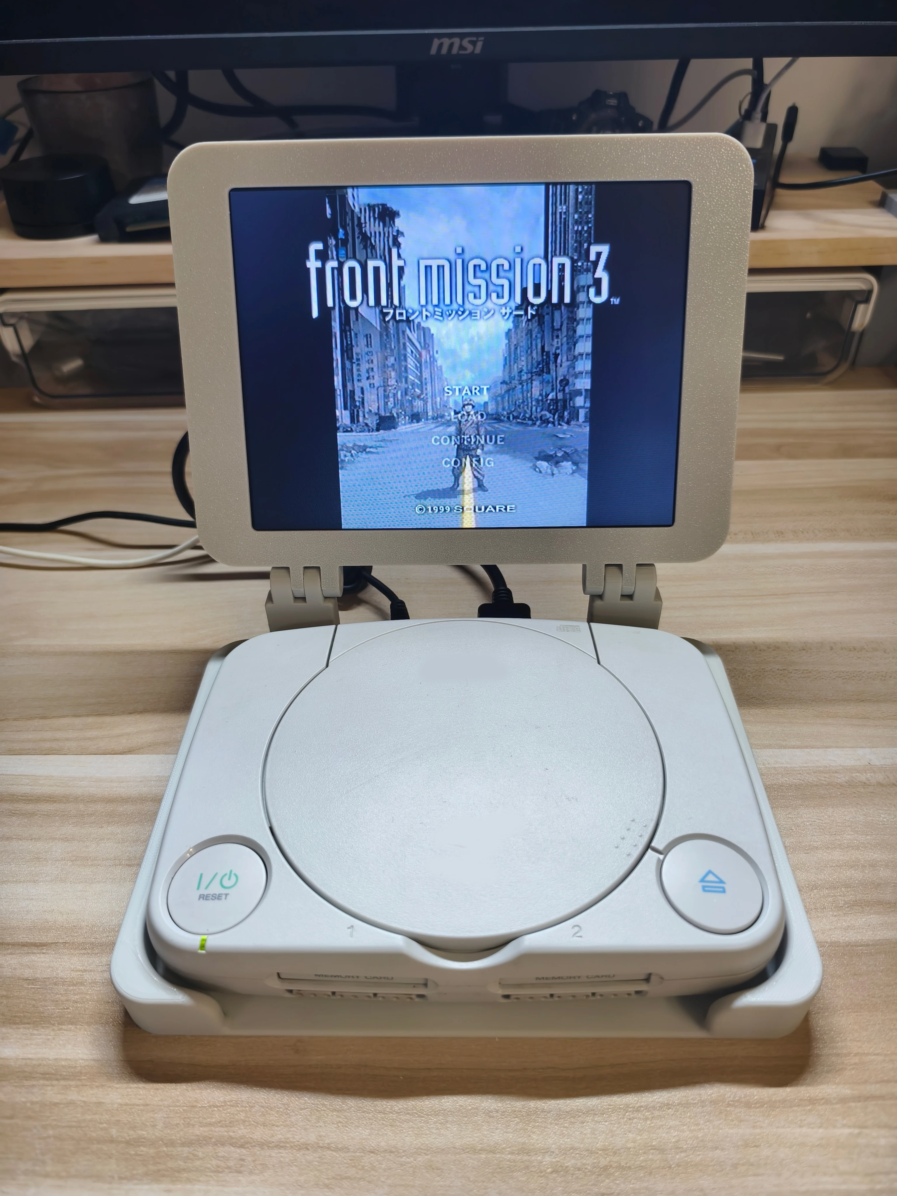 8Inch PSONE Retro Arcade Game Console Portable LCD Display