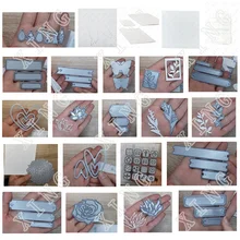 Special Sale Various Love Heart Shape Floral Rectangle Borders Paper Craft Metal Cutting Dies Diy Scrapbooking Blade Punch Molds