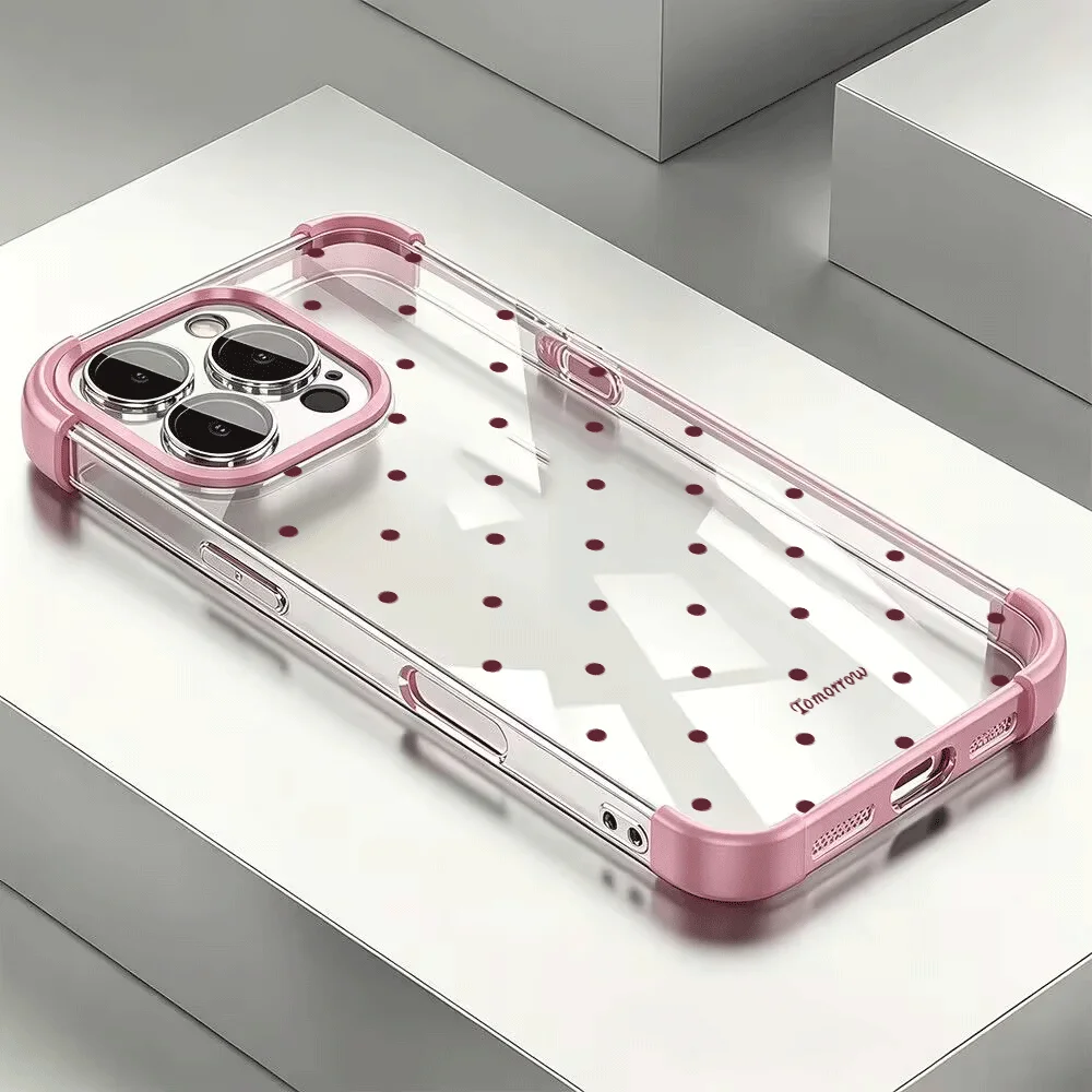 Minimalist Dots Pattern Soft Phone Case