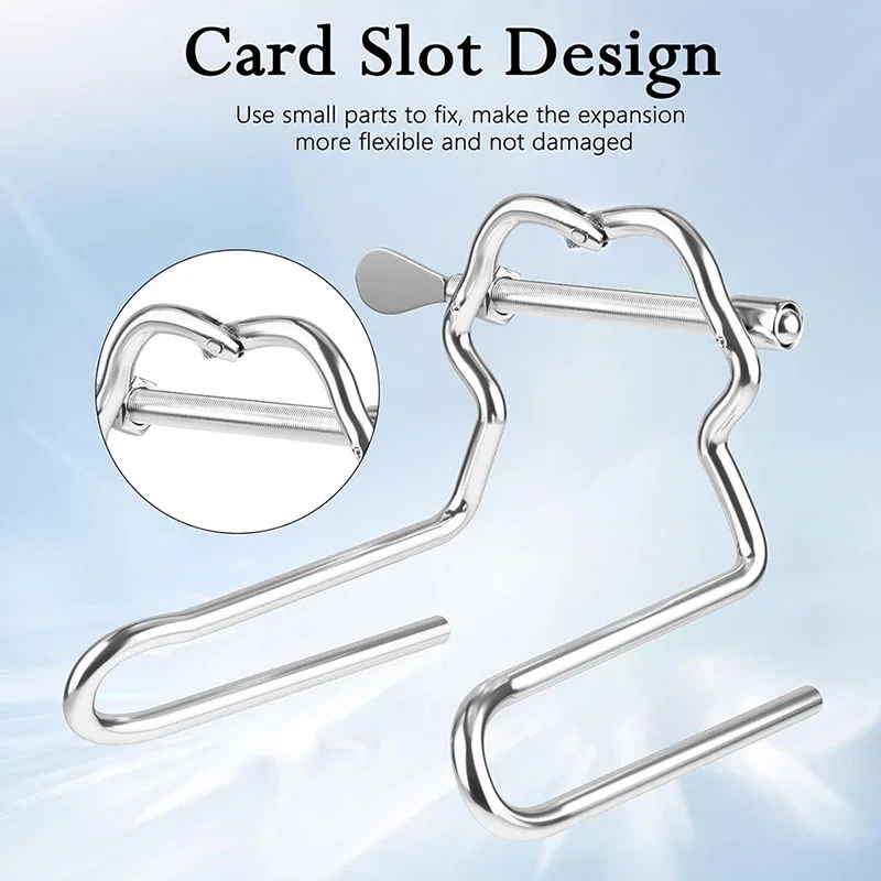 Adjustable Butt Plug Analexpander Anal Expander Personal Wand Massager Stainless Steel Material Plugs BDSM SM Adult Sex Toys