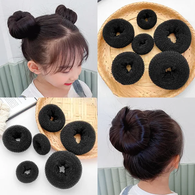 S/M/L fabricant de chignon de cheveux élégant femmes dames filles magique queue de cheval Shaper beignet bandeaux outils de coiffure accessoires de queue de cheval 1