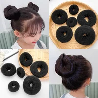S/M/L Hair Bun Maker Elegant Women Ladies Girls Magic Ponytail Shaper Donut Hairbands Hair Styling Tools Ponytail Accessories 1