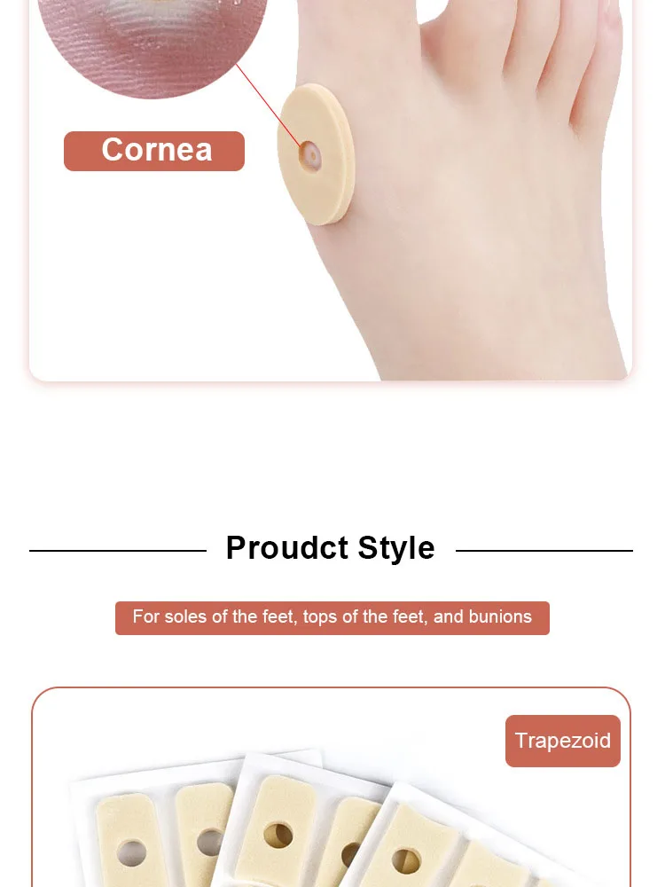 30pcs Sheet Callus Cushions Shoes Heel Pad Foam