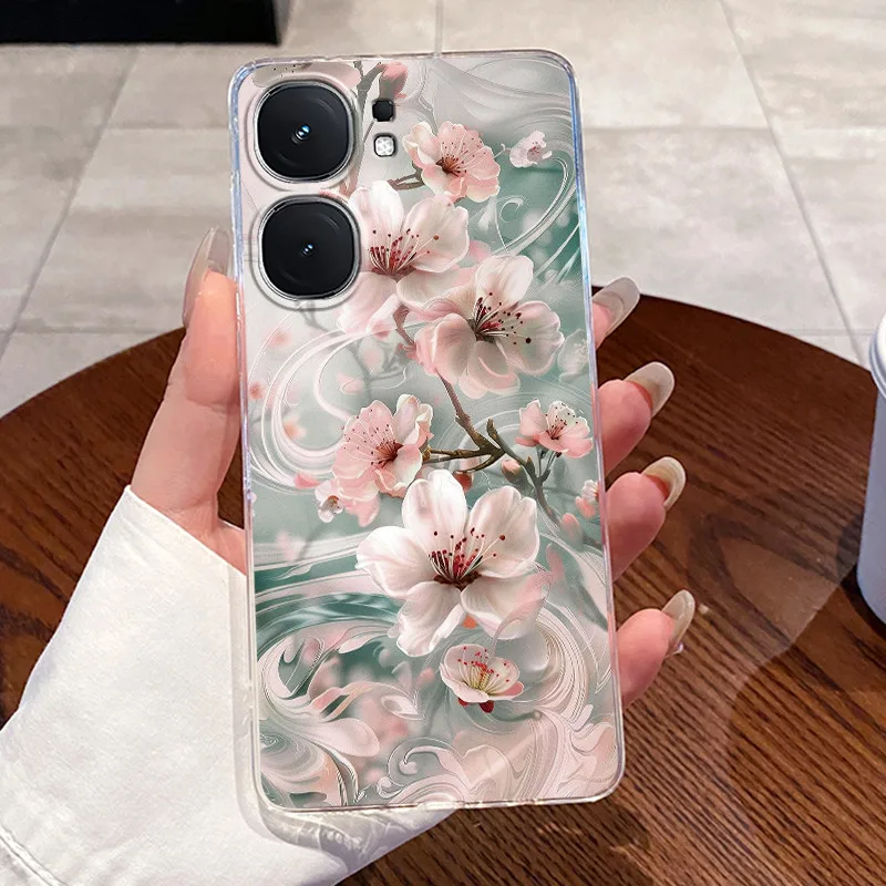 Clear Silicone Soft TPU Back Cover for Vivo IQOO Neo9 Series