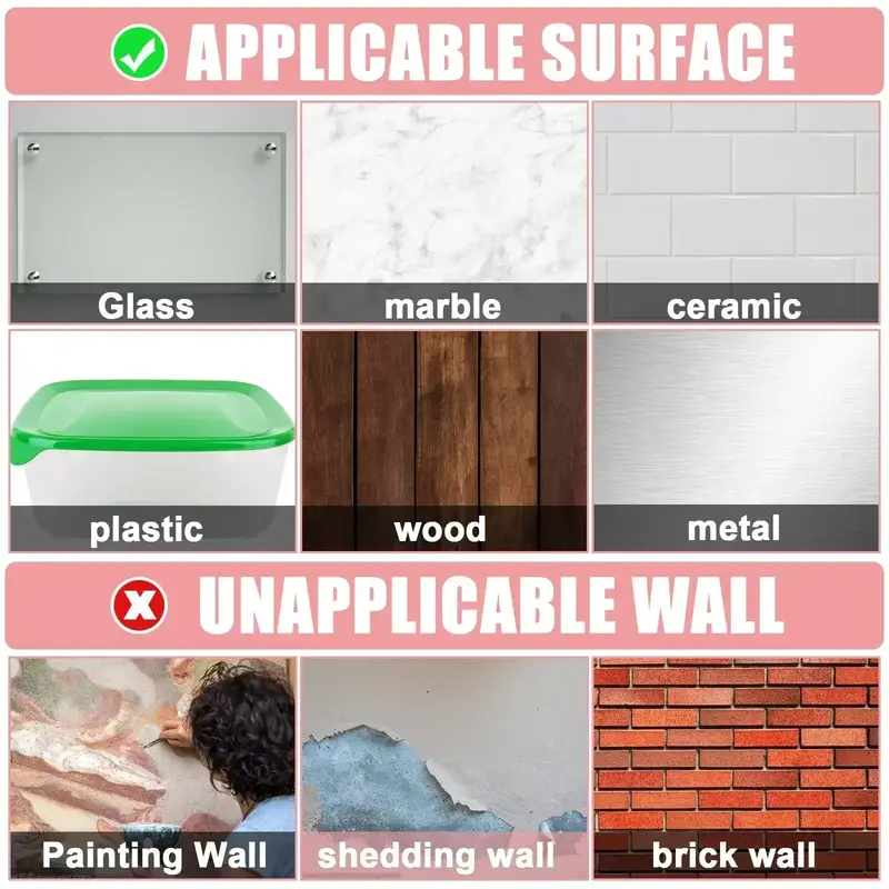 Reusable Double Sided Adhesive Tape Strong Adhesion Wall Sticker Sticky Balloon Traceless Poster Clear Nano Home Improvement - Image 6