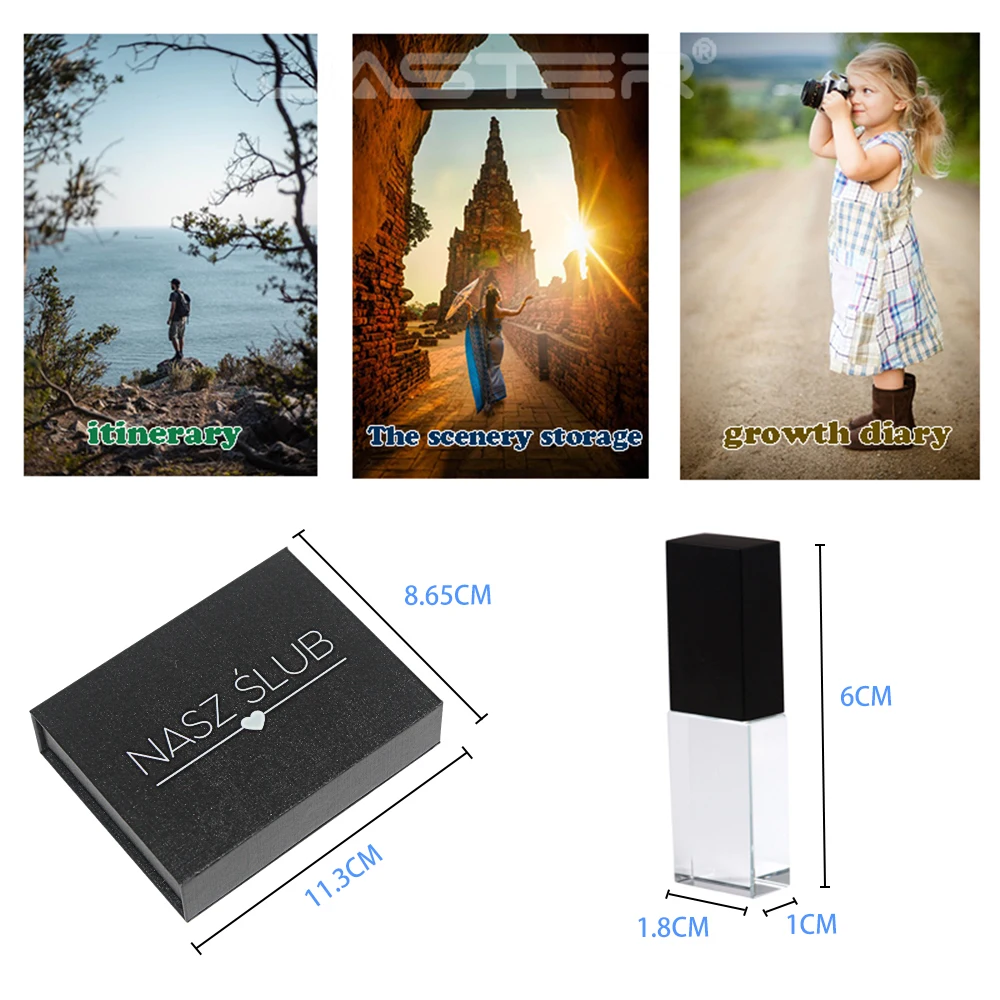 128GB Livre logotipo personalizado Pen Drive 64GB