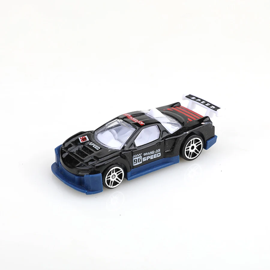 (Boxed) 1/64 Rennwagen-Thema/spezielles Sportwagen-Set, 6-teilig, Druckgussmetall, Jungenspielzeug, Schiebemodell, kein Rückzug. – Detail 3