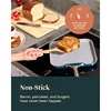 Caraway Griddle Pan & Grill Pan Duo - Non-Stick Ceramic Coated - Non Toxic, PTFE & PFOA Free - Oven Safe & Compatible 5