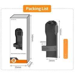 Sunnylife Protective Case with Lens Screen Protector and Quick Release Flip Cover for Protective Shell