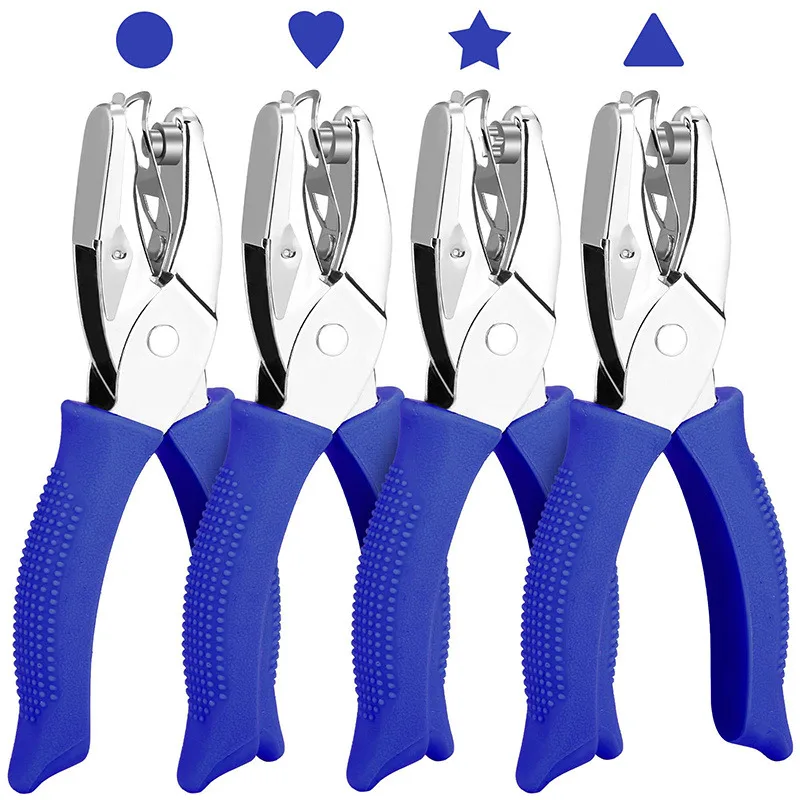 Single Hole Puncher Scrapbooking Paper Clothes Punches Star Heart Circle Hole Punch DIY Craft Shape Cutter Perforator - 6