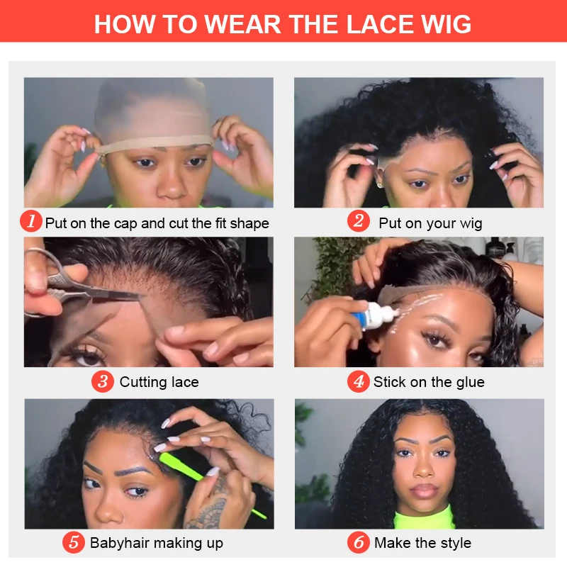 Ali Queen Lace Closure Human Hair Wigs for Black Women 5x5 HD Lace Wig High Density Virgin Human Hair Wig Natural Color Hairline