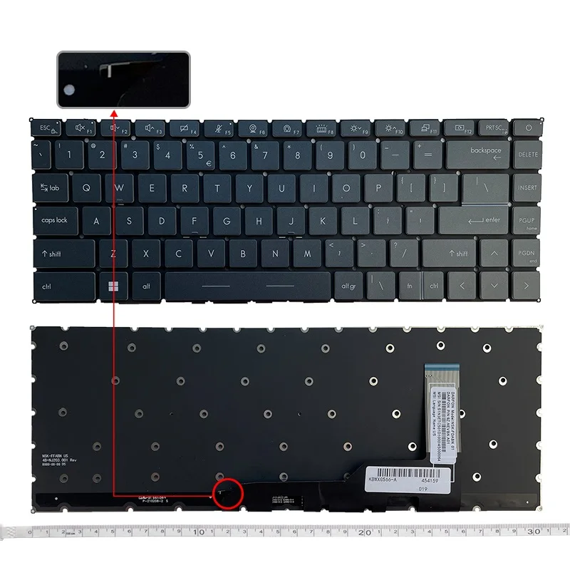 

New US Keyboard Backlit for MSI Prestige 14 P14 MS-14C1 MS-14C2 Modern 14 15 MS-14D3 14D2 14D1 MS-14DK MS-1551 Laptop backlight