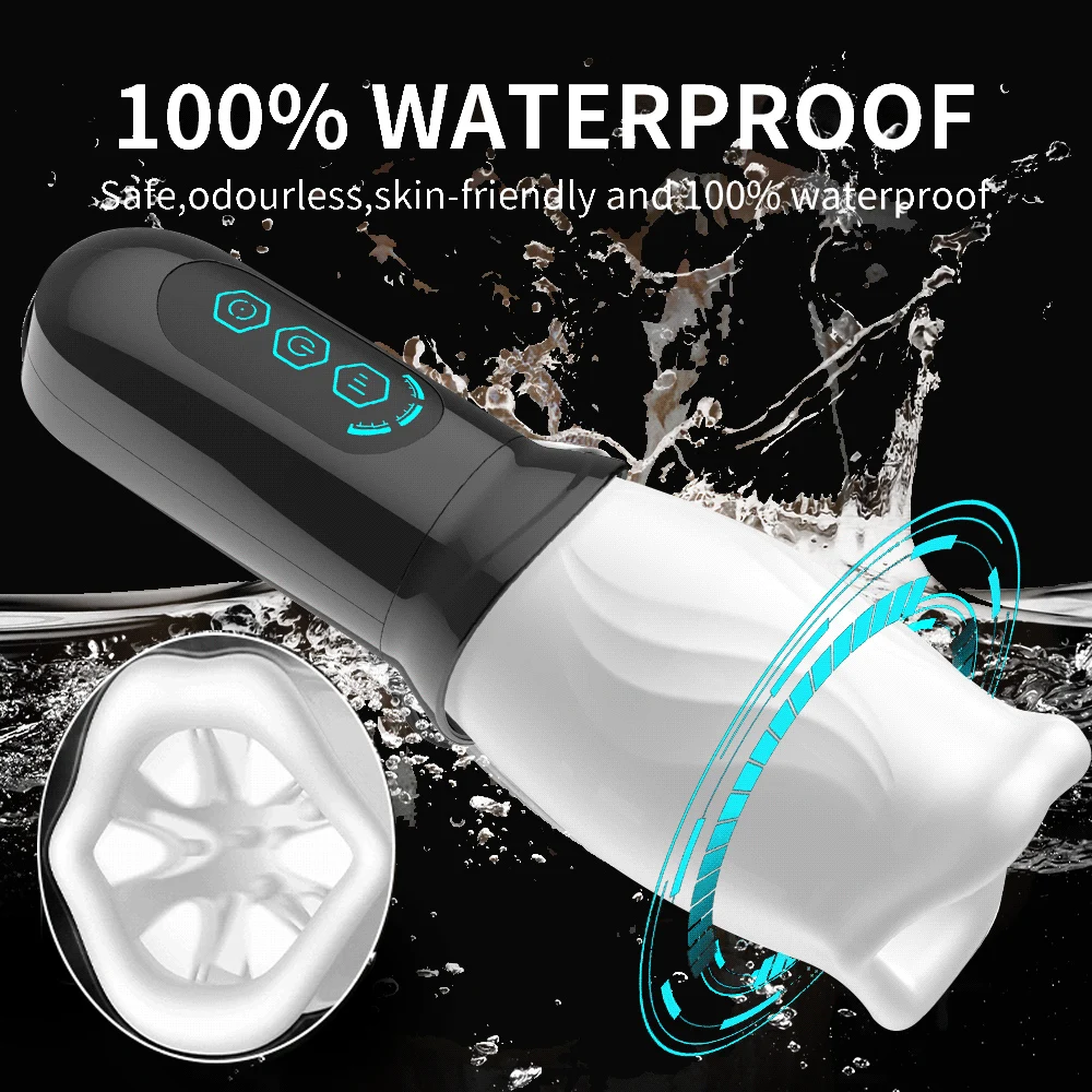 Rotierender Penis Masturbator Für Männliches Eichel Training_voghion.com