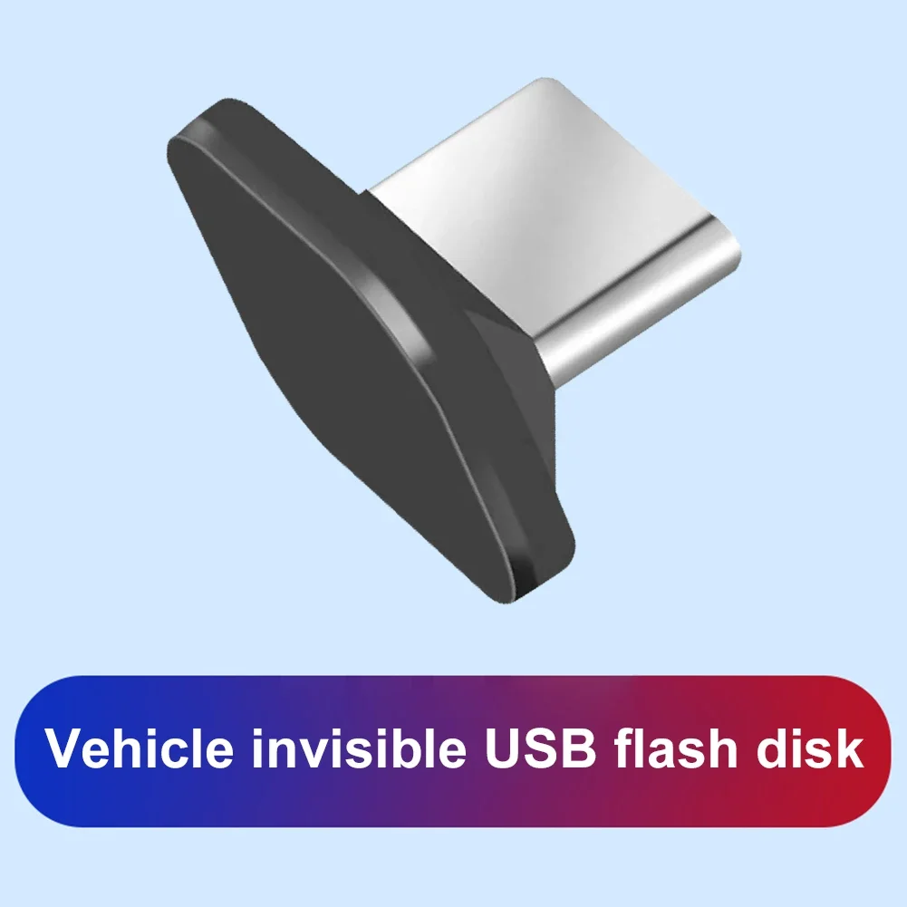 Mini Car USB Flash Drive 16GB/32GB/64GB Type C USB2.0 Stable Fast Transmission Short Car USB Flash Drive Built-in Music