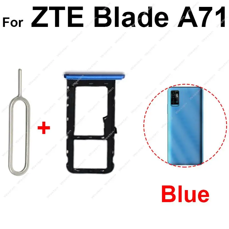 Tiroir Carte SIM + MicroSD Pour ZTE Blade V10 Vita – Pièce De Rechange | Remplacement Facile, Compatible Modèle Spécifique