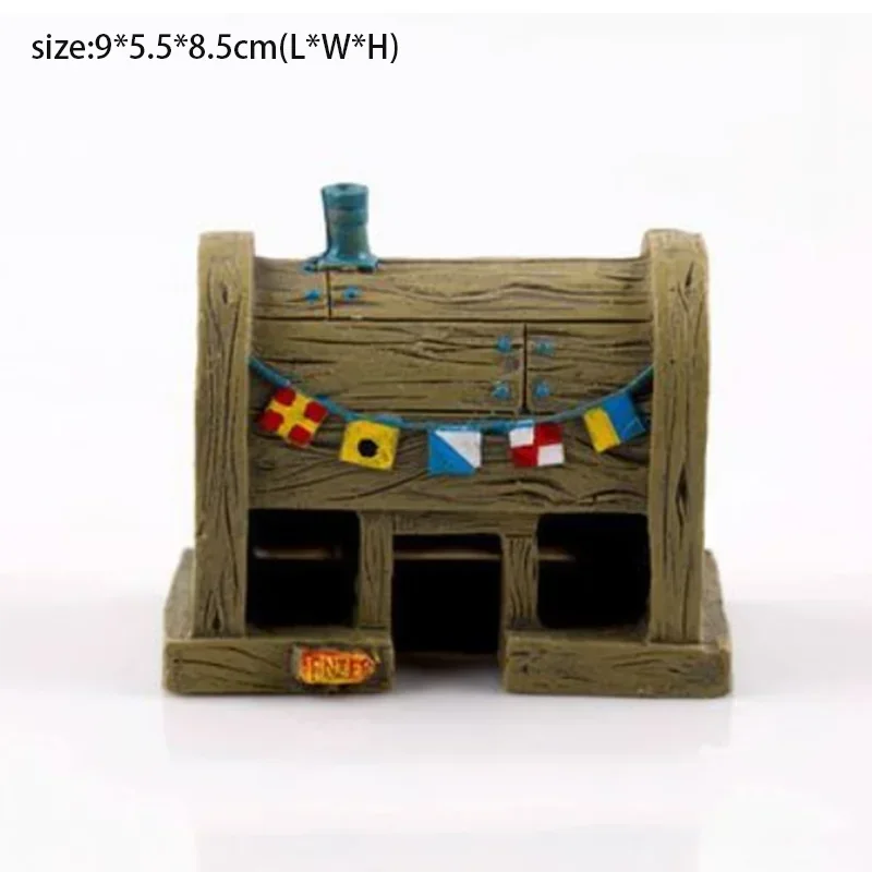 Title 8, Fish Tank Decor Figures Ornaments Simulation Re...