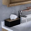 Tissue Box Napkin Holder Case Paper Box Container Bamboo Cover Solid Wood Hotel Storage Box Home Table Decoration 2