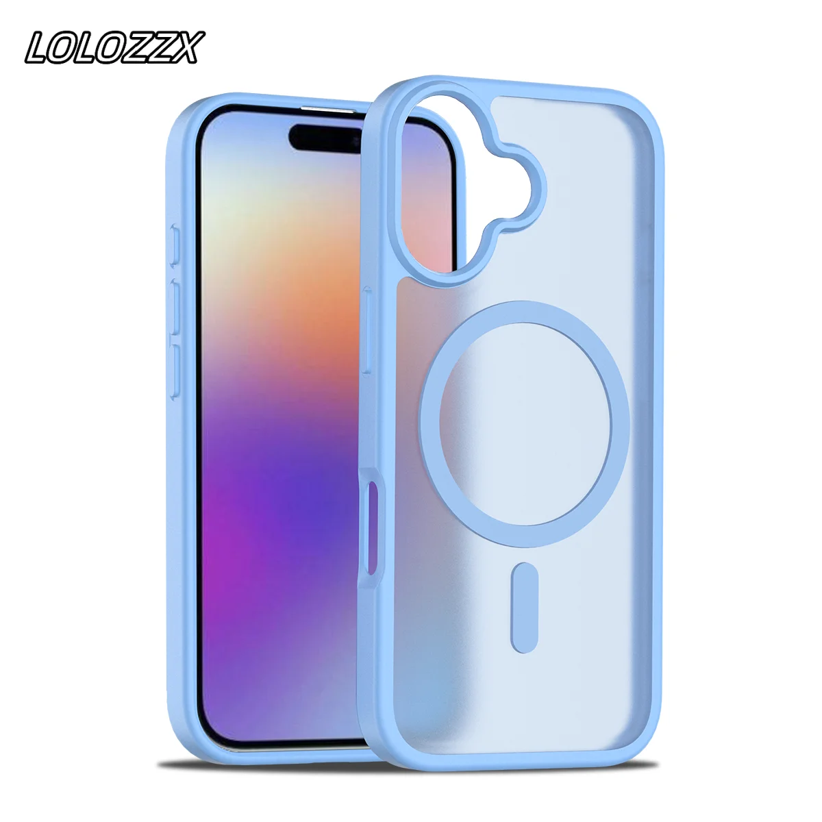 Transparent Shockproof Acrylic Case with Magnetic Wireless Charging Compatibility