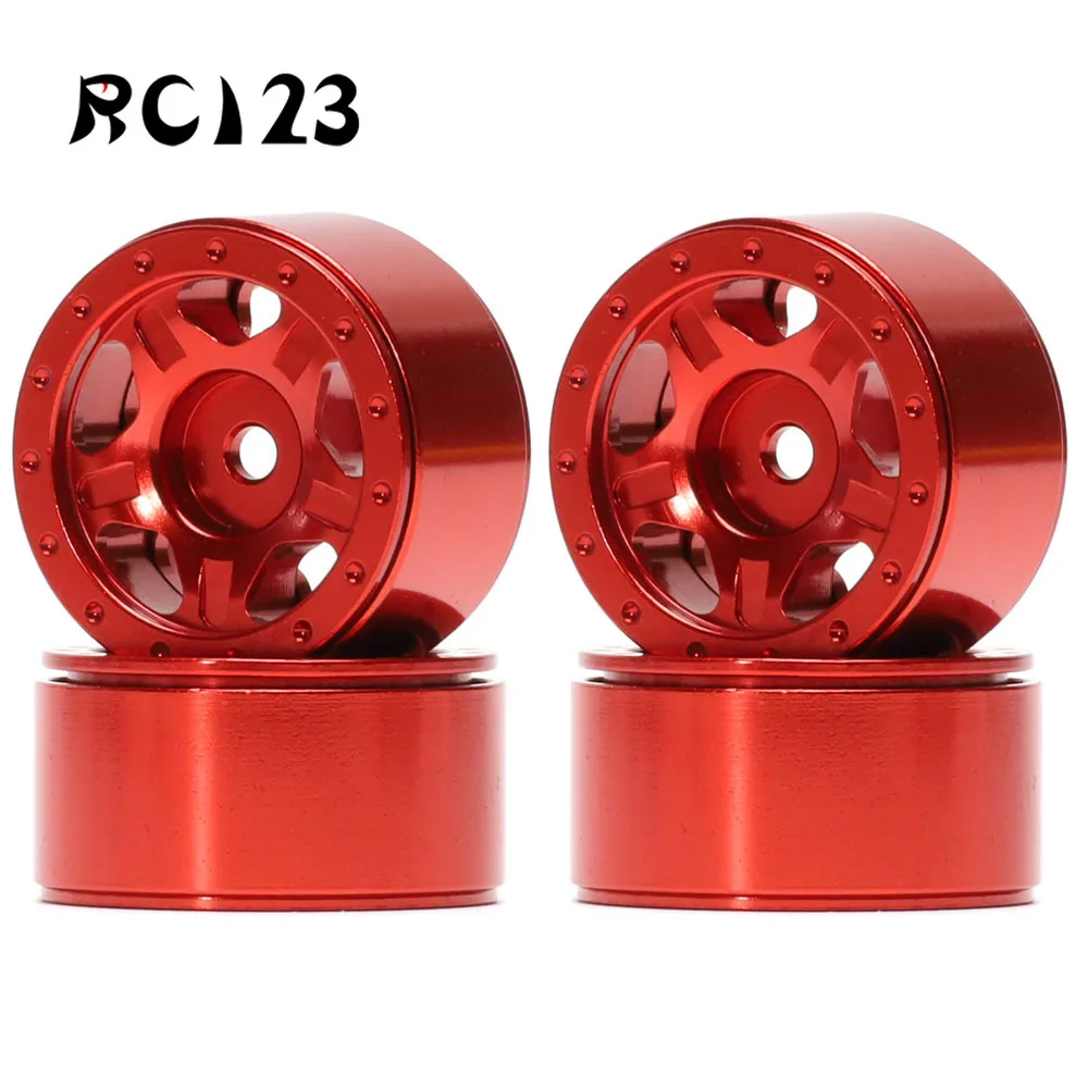 

Metal Beadlock CNC Micro Crawler Wheel Rim Hub for 1/24 RC Crawler Axial SCX24 90081 AXI00001 Mini Crawler