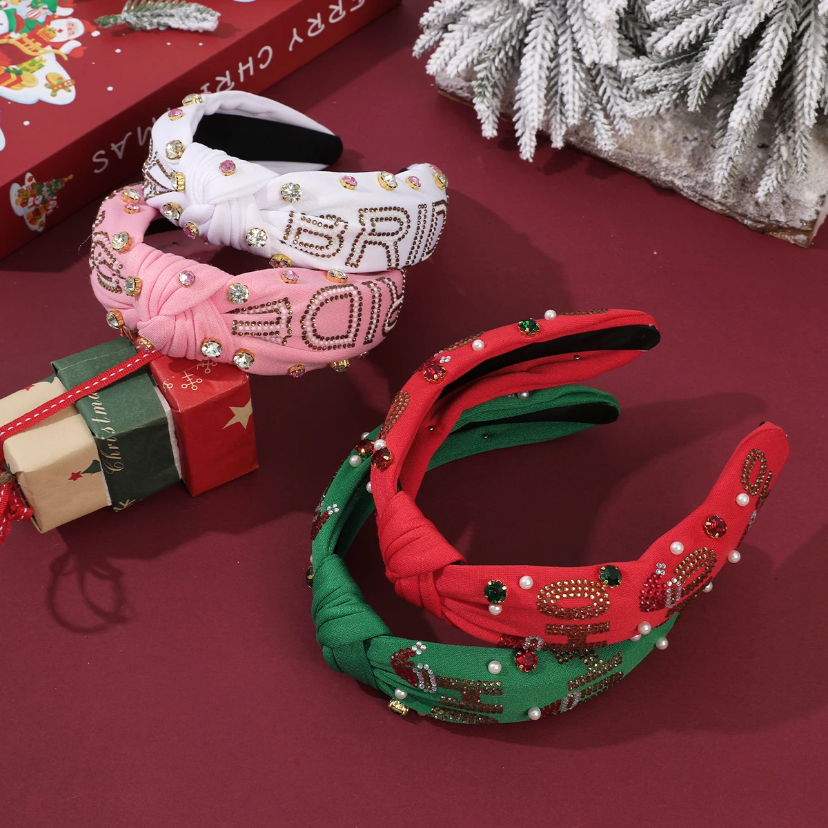 1pc Knotted Diamond Headband Wide Hair Hoops Ladies Dating Make Up Hairbands Headbands For Women Wedding Retro Hair Accessories