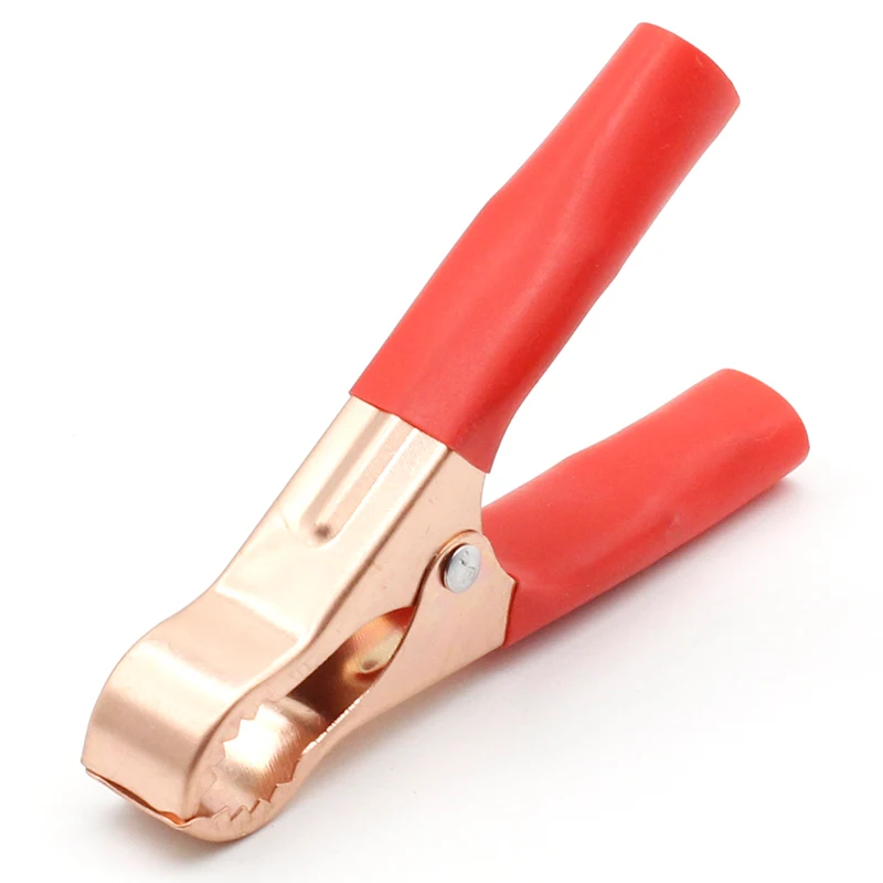 2-20Pcs 50A Red + Black 80mm Crocodile Car Caravan Van Battery Test Lead Clips Alligator Clips Connector