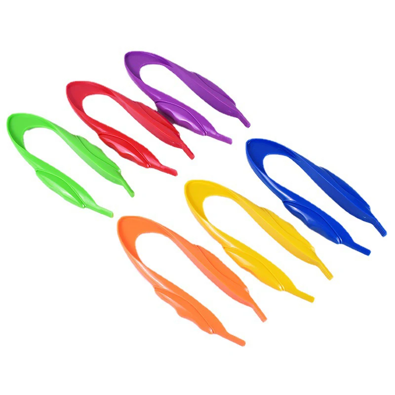 3 CHUNKY Safety Plastic Tweezers for Children - Fine Motor Tools