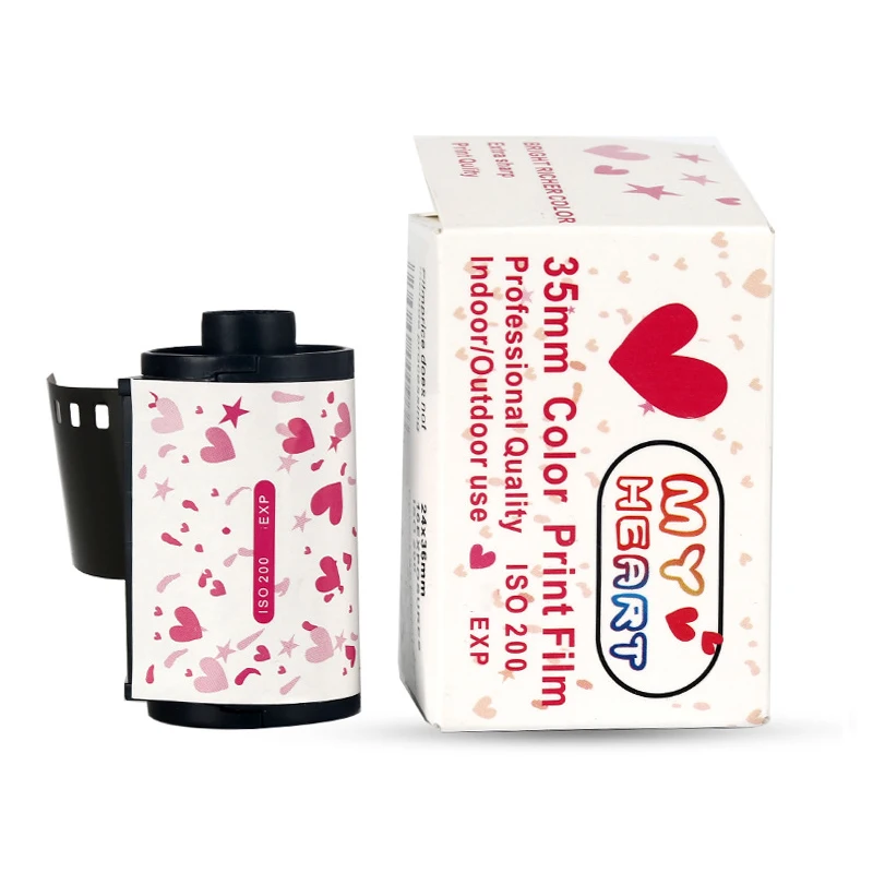 1 Pcs 35mm Color Print Film 135 Format Retro Camera Lomo Holga Dedicated ISO 200 8 Exp/per Roll For 135 Film Camera For M35/M38