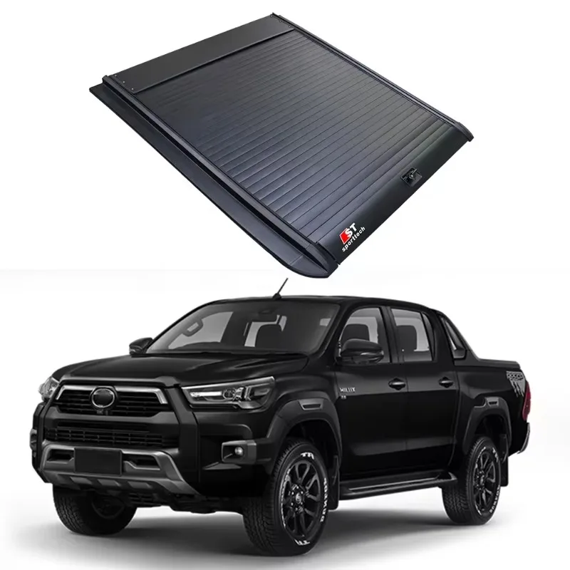 

Chinese Manufacture Tonneau Cover Waterproof Hard Aluminum Bed Cover for 2020 Toyota Hilux Revo/Rocco Tray Cover