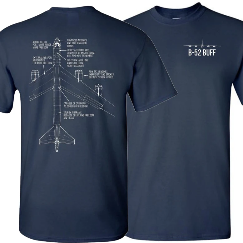 B-52 "Stratofortress" Strategic Bomber Bringing The Freedom T-Shirt. Summer Cotton Short Sleeve O-Neck Mens T Shirt New S-3XL