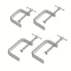 50-100mm Woodworking Clamp C-Clamp G-Clamp For Wood Plastic Drilling Fixing For Workpiece Fixing Hand Tool Parts 4