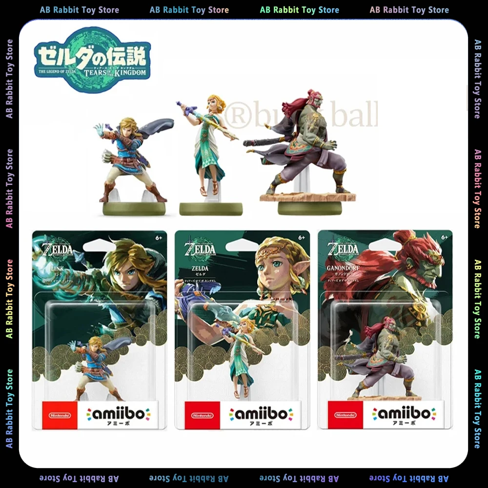 

8cm The Legend Of Zelda Twilight Amiibo Link Amiibo Princess Amiibo Ganon Figure NFC Switch Anime Figures Statue Model Toy Gifts