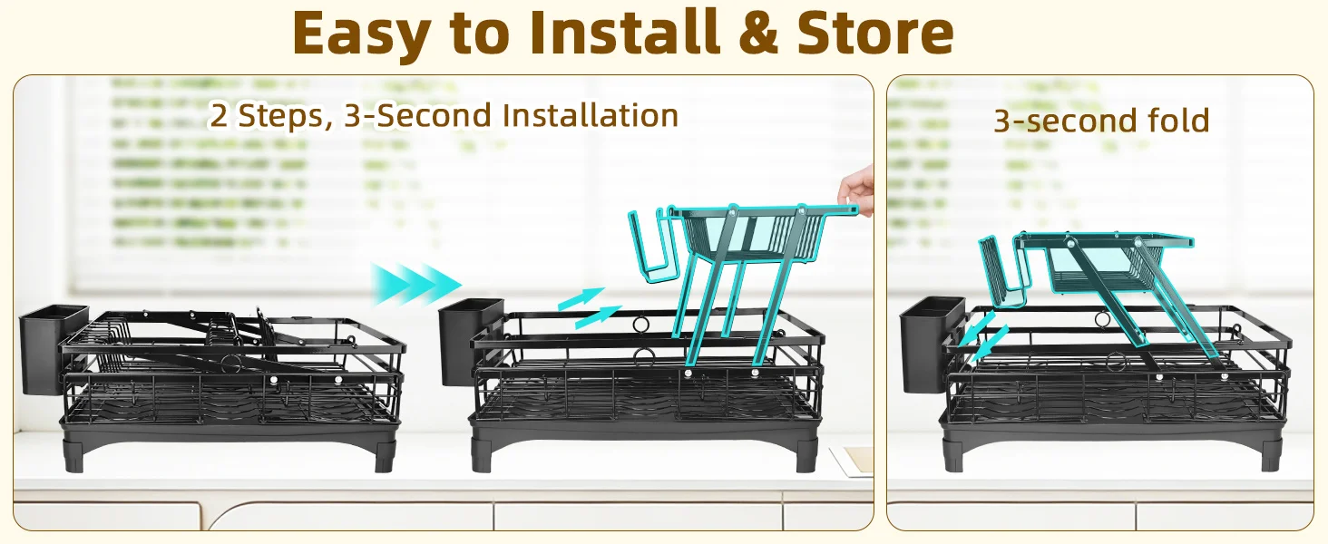 expandable dish rack