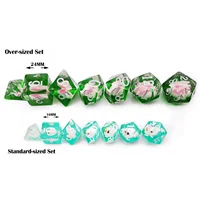 Bescon Oversized DND Animal Dice Set, Giant 7pcs Polyhedral D&D Dice Set, Big Sized RPG Dice Rabbit and Yellow Duck 2