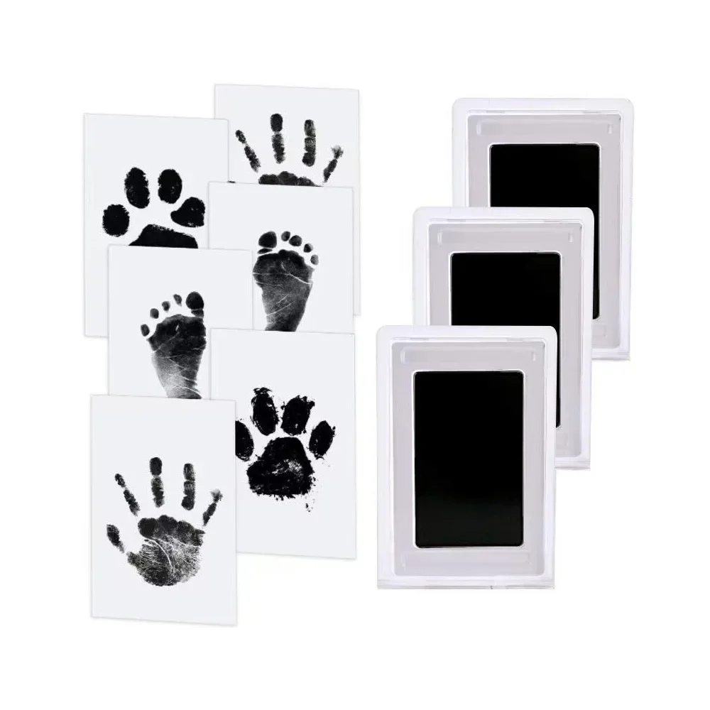 Wedding guest book Inkless Print Kit Hand Footprint Makers Paw Print Pad wedding Souvenirs Toys Gift Memory Helpers guest book