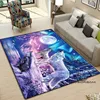 Wolf art Carpets and Rug 3D printing animal Carpet Floor Mat Living Room Bedroom Large Area Soft Carpet Kids Room Rug 1