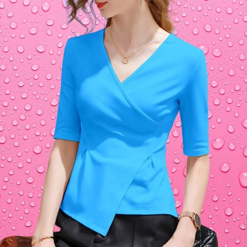4XL 2023   콺 v  ̵ м ĳ־ ݼҸ 繫  ָ ÷ Ƿ ž & Ƽ WY0856