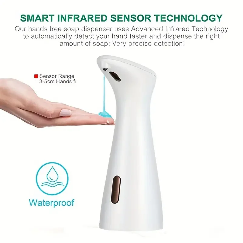 Soap Dispenser 200ml Automatic Sensing Intelligent Liquid Hand Wash Dispenser Kitchen Supplies Household Bathroom Accessories 4