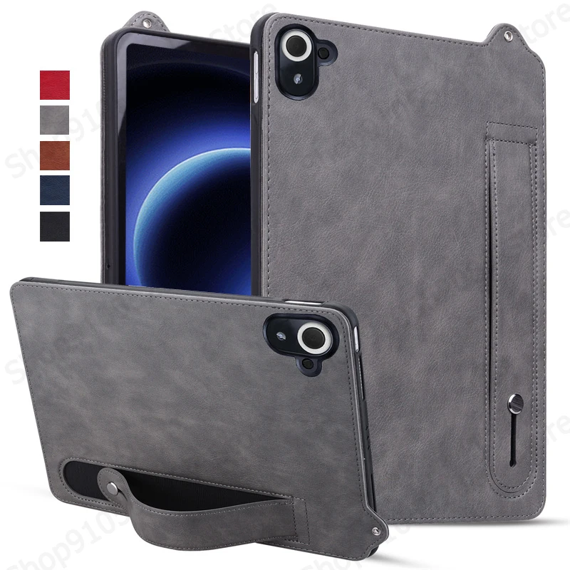 Premium PU Leather Stand Case - Handheld Tablet Cover, 8.8 Inch