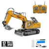 17CH RC Excavator 1:18 Remote Control Truck 2.4G RC Crawler Engineering Vehicle Excavator Truck Radio Control Toys Gifts 6