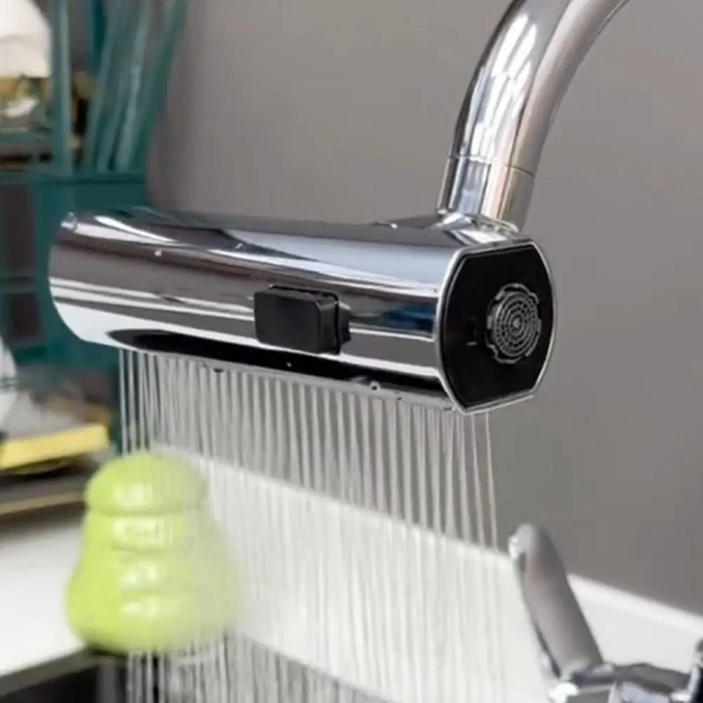 Abs Kitchen Tap Effortless Installation Splash-proof 360-degree Waterfall Kitchen Faucet with Extension Aerator Enhance Kitchen