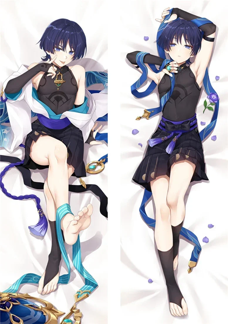 

Аниме Декор Genshin Impact Wanderer Scaramouche Dakimakura Waifu наволочка с 2-сторонним принтом обнимающий корпус наволочка подарки