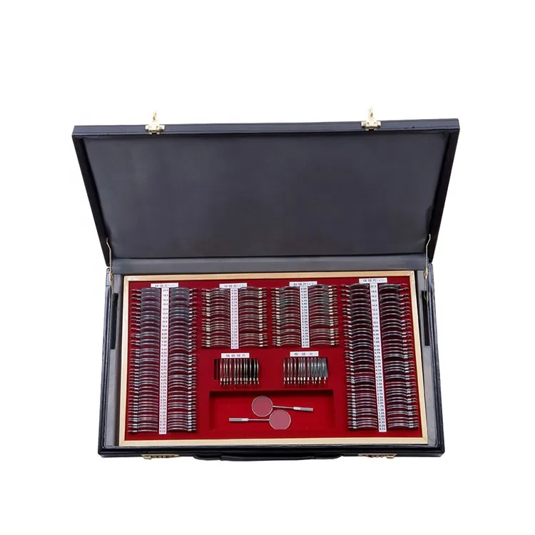 

JSL-266 Factory Price 266 Pieces Lenses Optical Instrument Optometry Box Ophthalmic Trial Lens Set